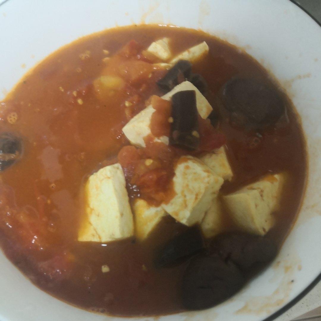 减脂餐—西红柿豆腐汤