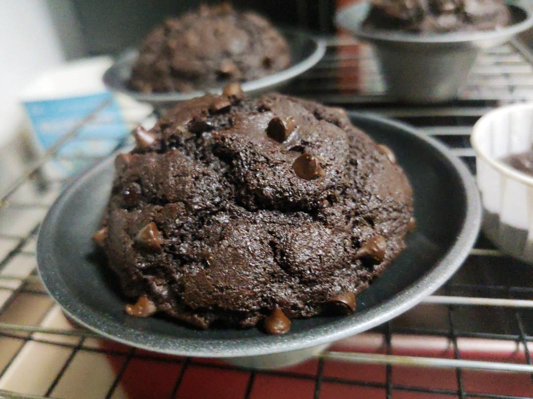 在家做巧克力蘑菇头麦芬蛋糕🍫