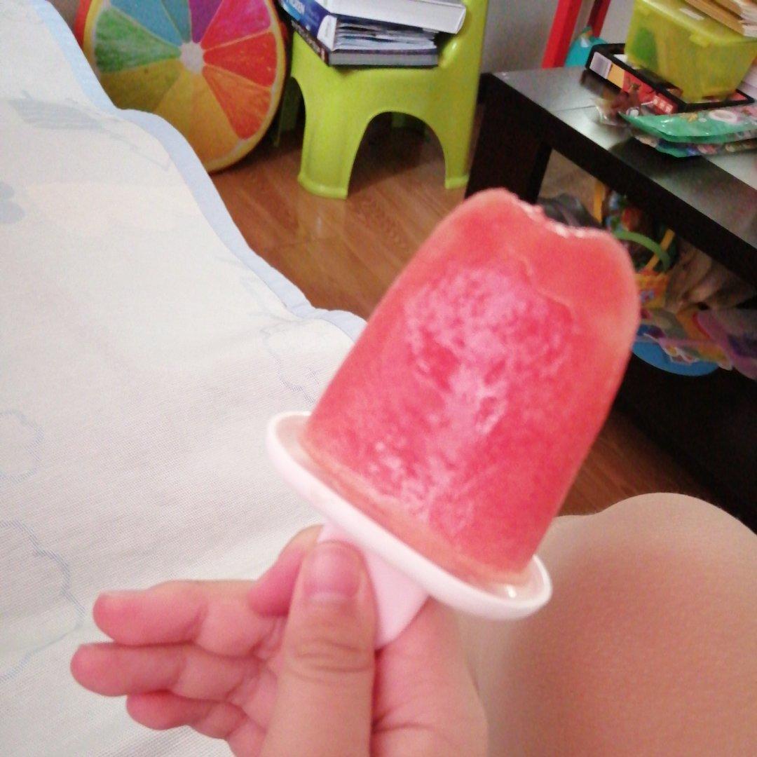 纯手工制作西瓜冰棒