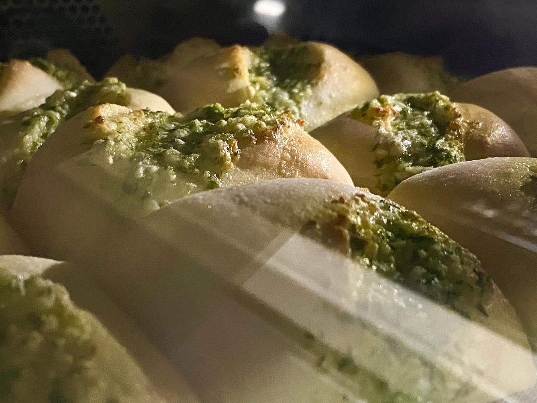 黄金芝士蒜香法式软面包｜芝香浓郁