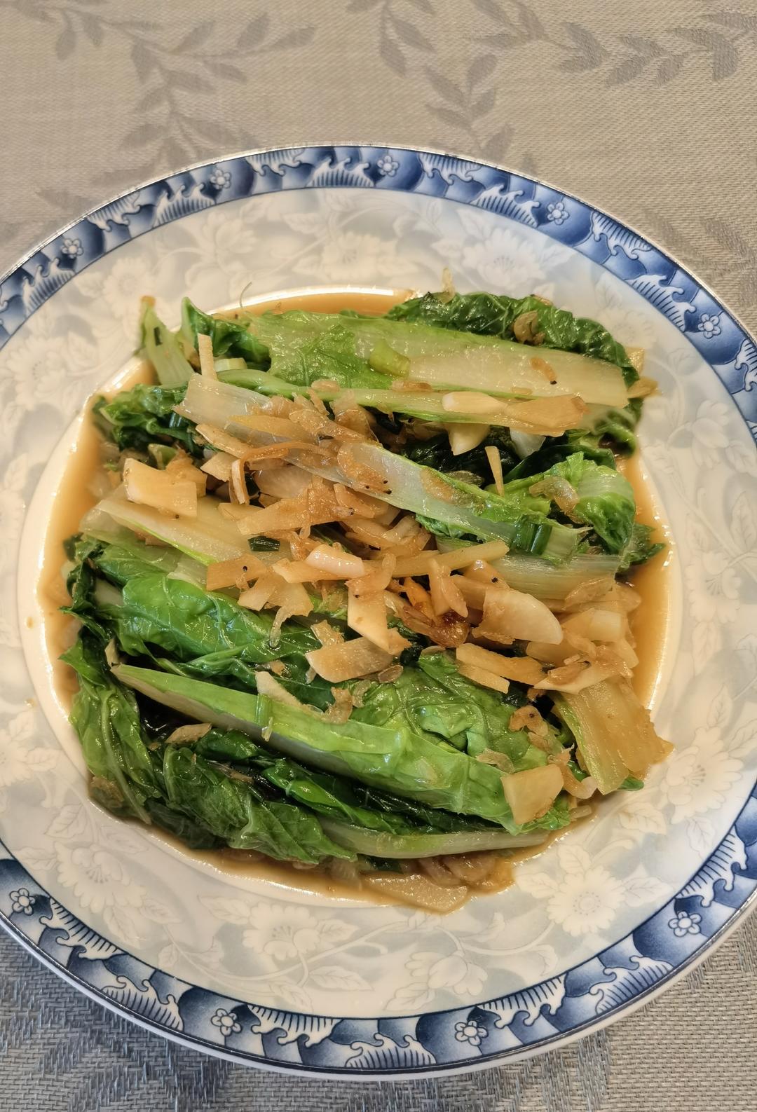 超级好吃的虾皮小白菜