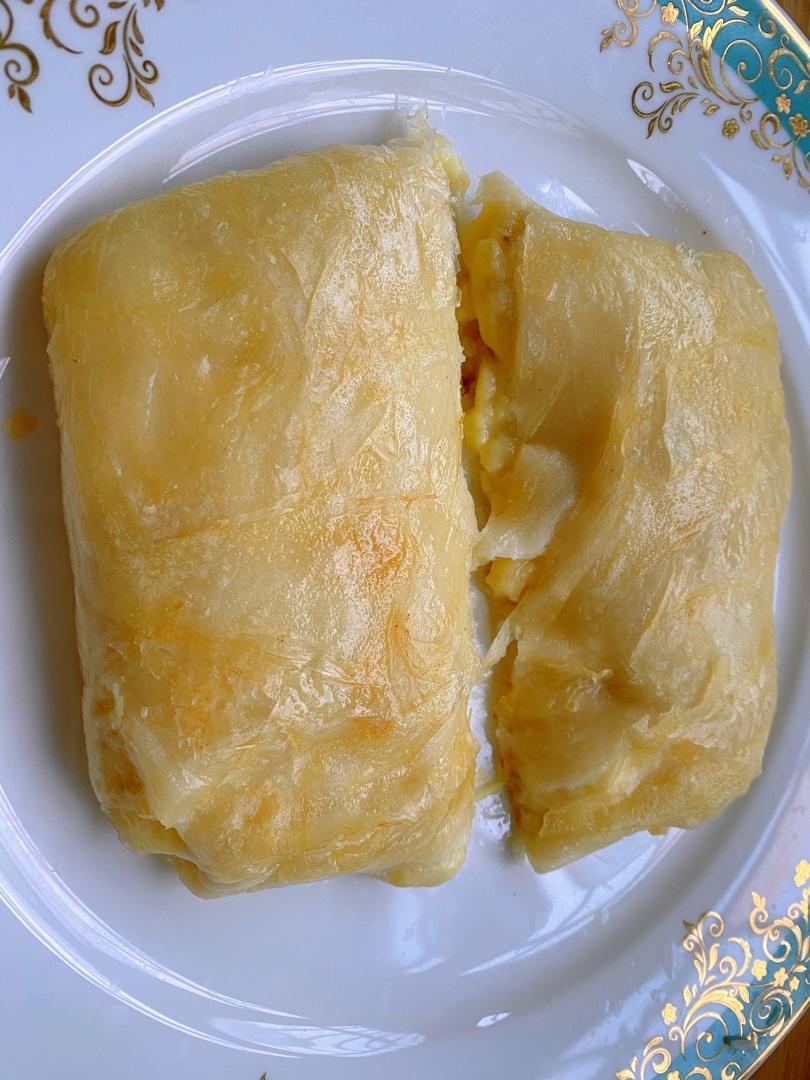 万能手抓饼👉能拉丝的手抓饼香蕉酥❗️巨好吃