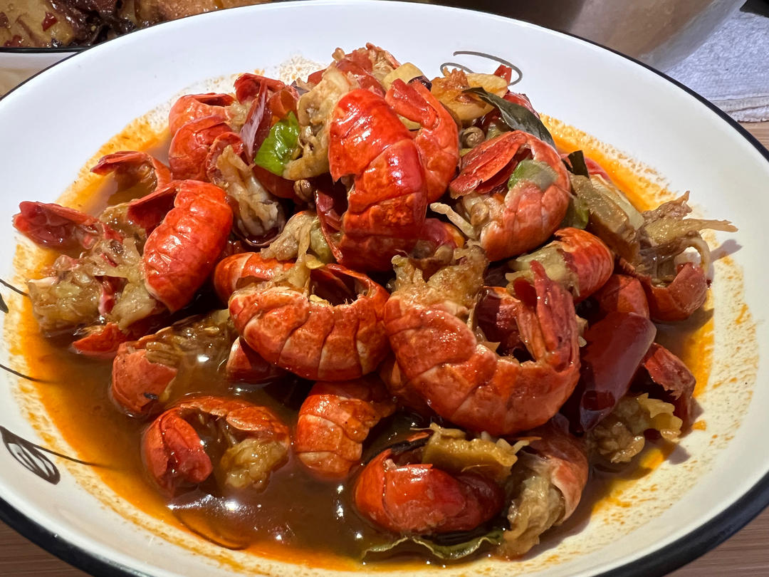 家庭版麻辣龙虾尾