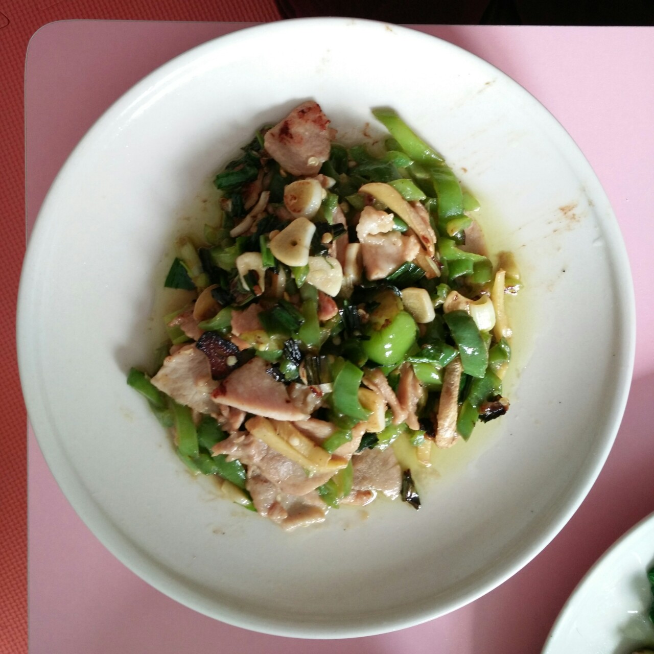 青椒炒肉