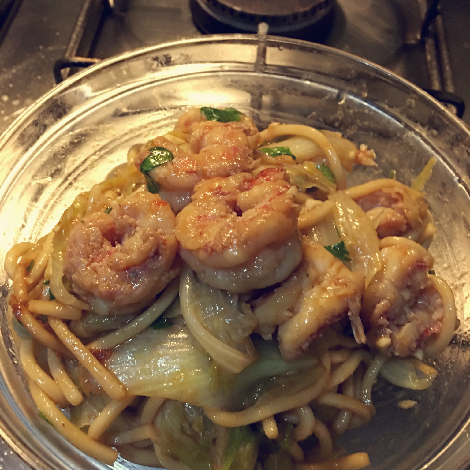 海鲜炒面