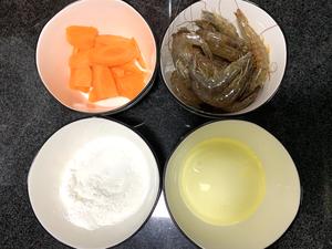 宝宝辅食：胡萝卜虾肉肠的做法 步骤1