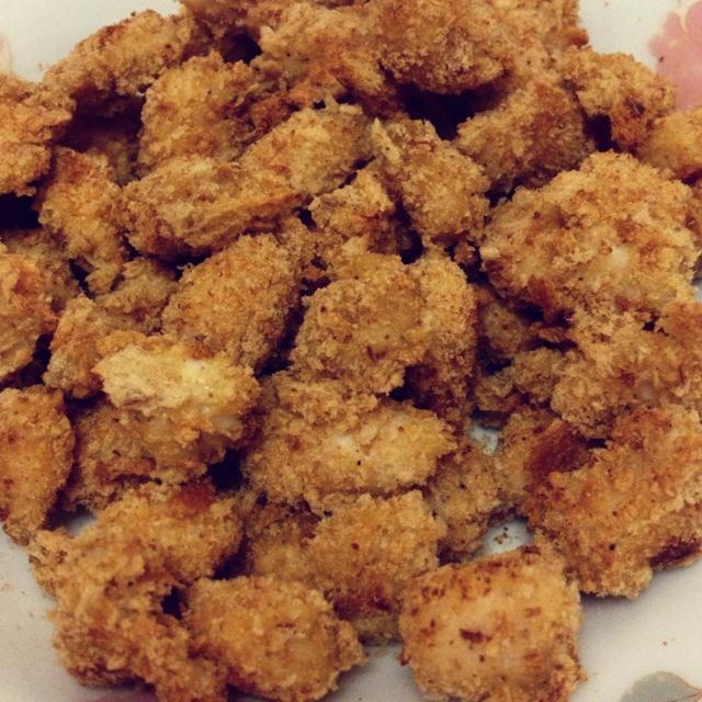 低卡低脂烤箱版鸡米花