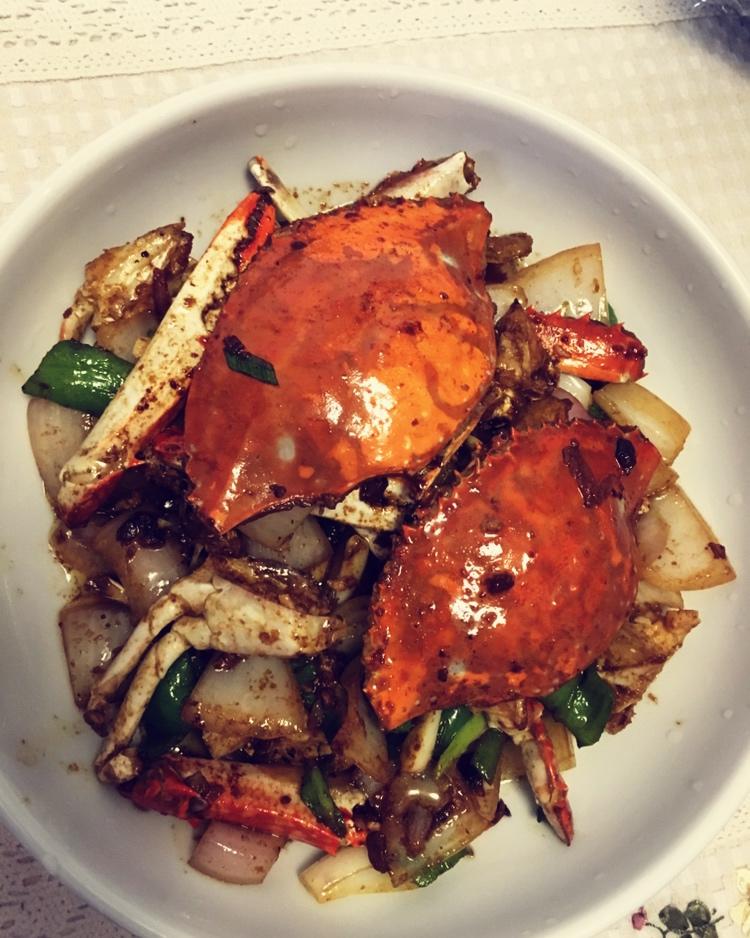 葱姜炒梭子蟹