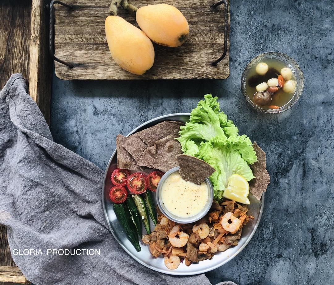 减脂｜全麦饼佐泡菜牛肉的做法