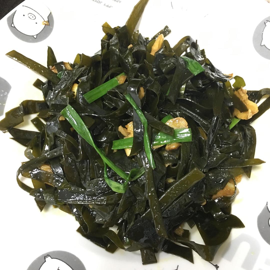 elaine-103做的素炒海带丝