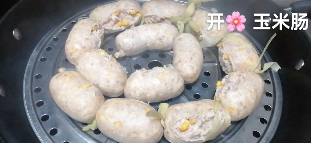 馋哭隔壁小孩自制无添加黑椒玉米鸡肉脆皮肠