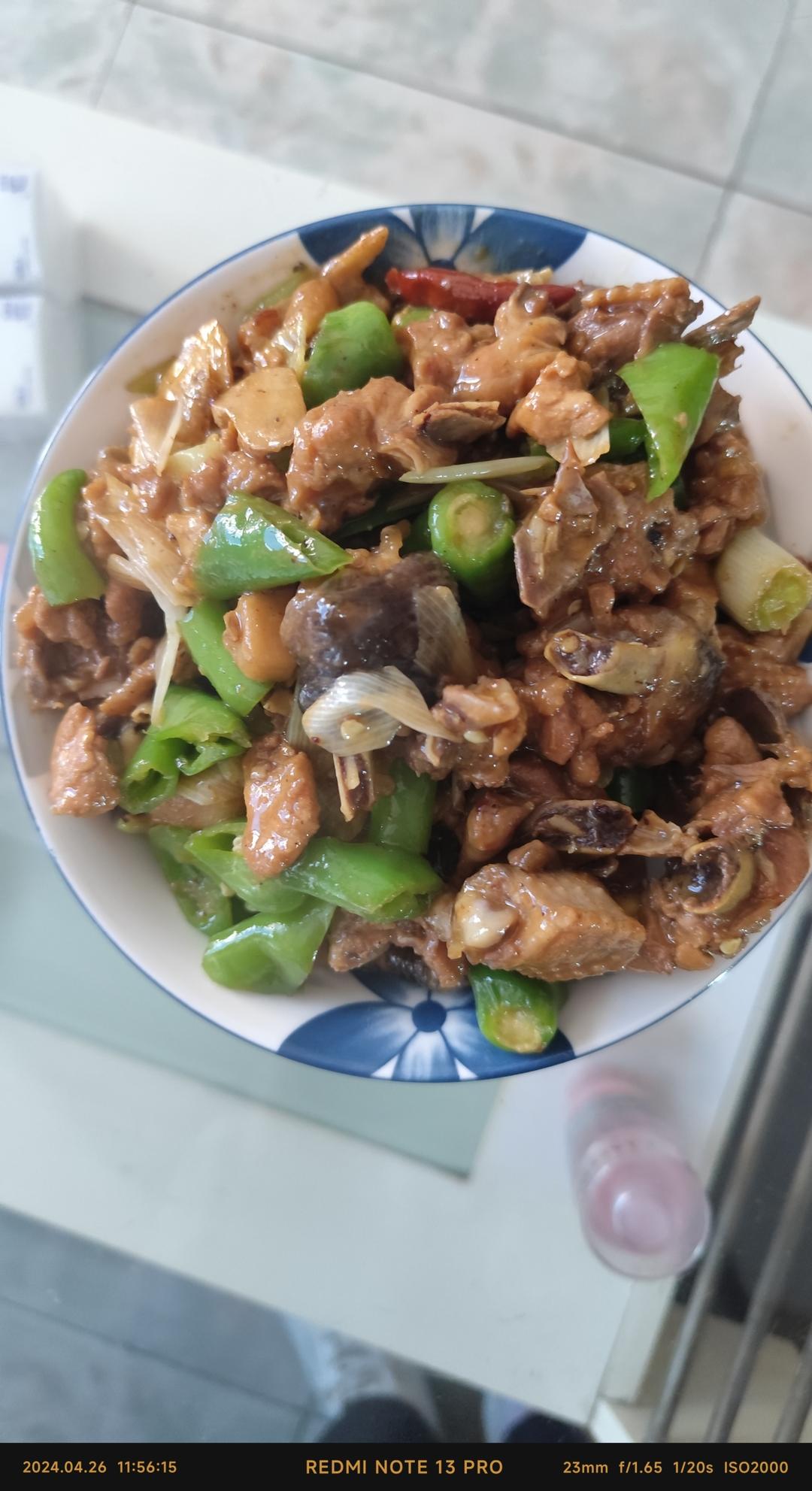 最简单的鸡肉做法——家常生炒鸡