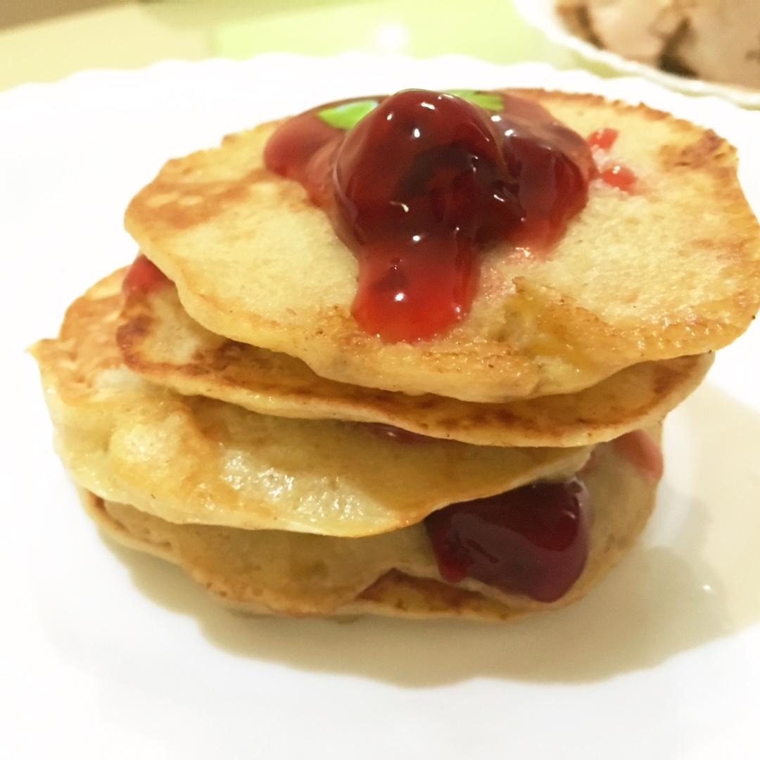 香蕉牛奶小煎饼