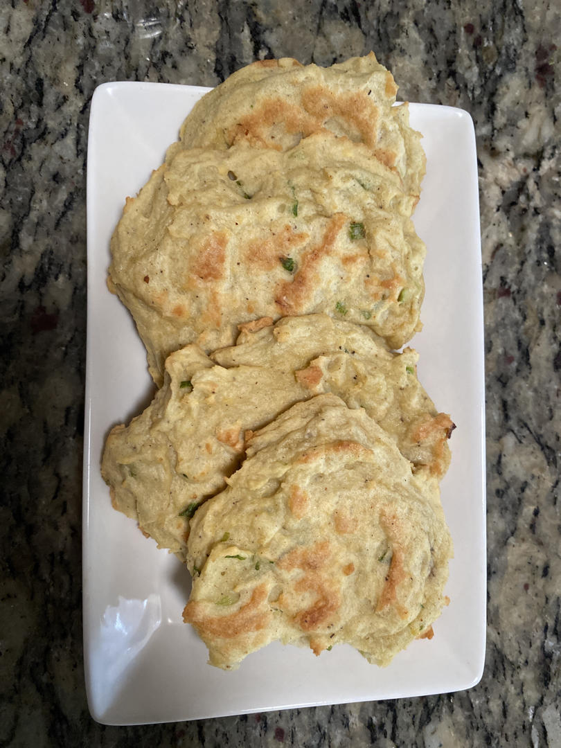 葱香玉米面饼～饱腹感极强的轻食主食