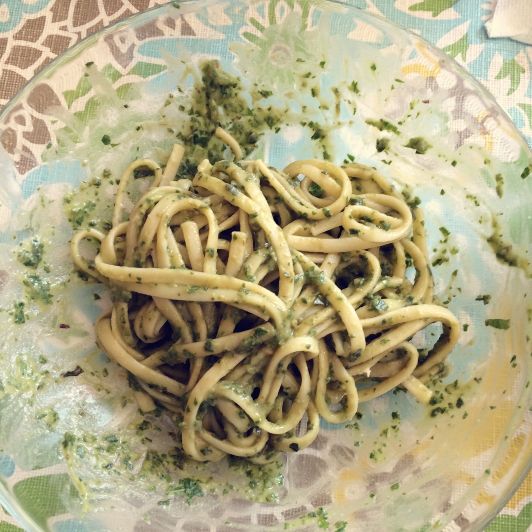 简易版牛油果拌意面（或拌饭）