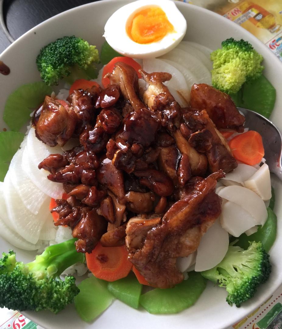 照烧鸡腿饭