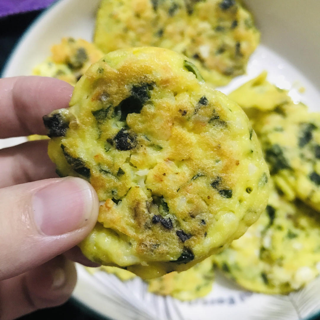 裙带菜蛋饼