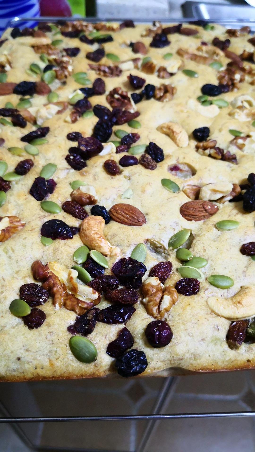 香蕉核桃蛋糕（低油少糖健康版）