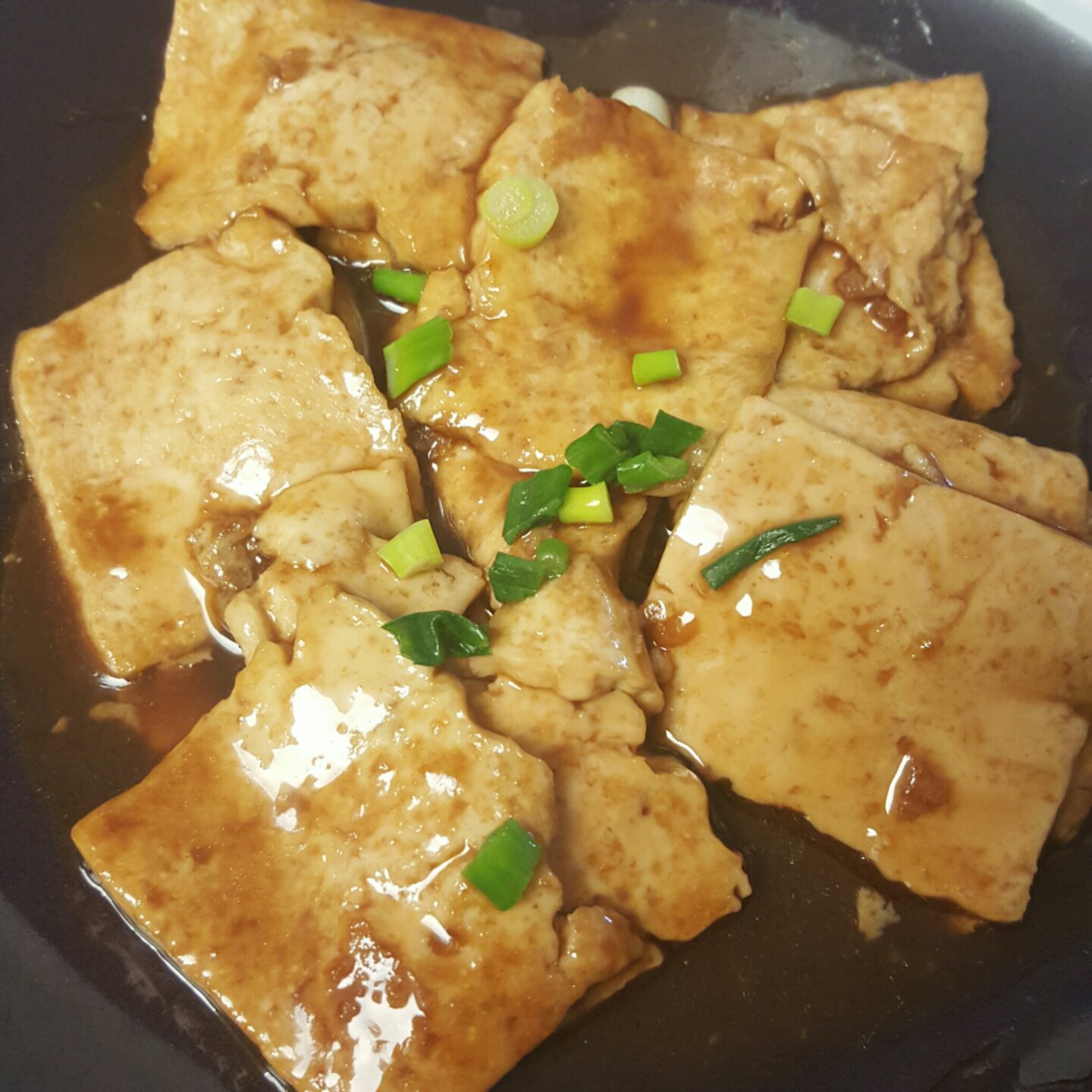 蚝油嫩豆腐