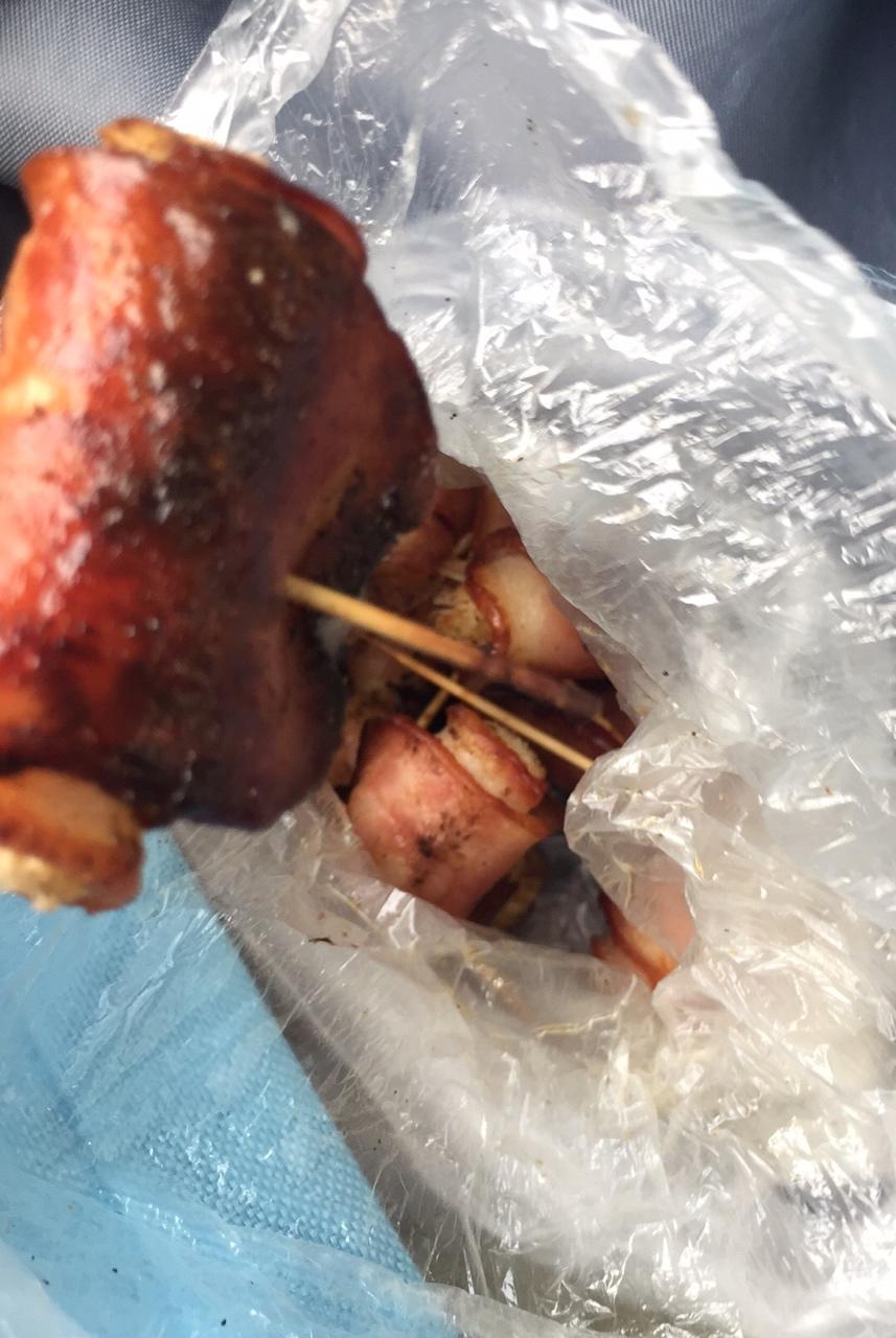 香烤培根金针菇卷