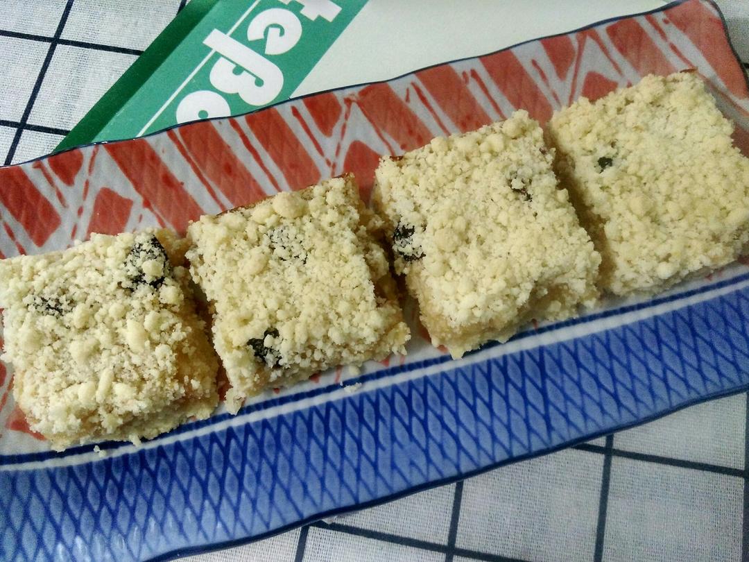 蓝莓酥粒小方块Blueberry Crumber Bars