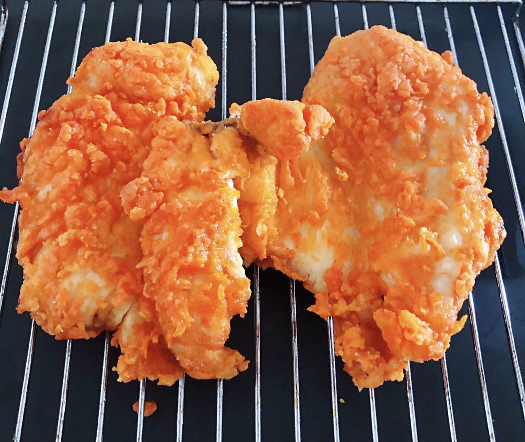 心悦做的炸大鸡腿排