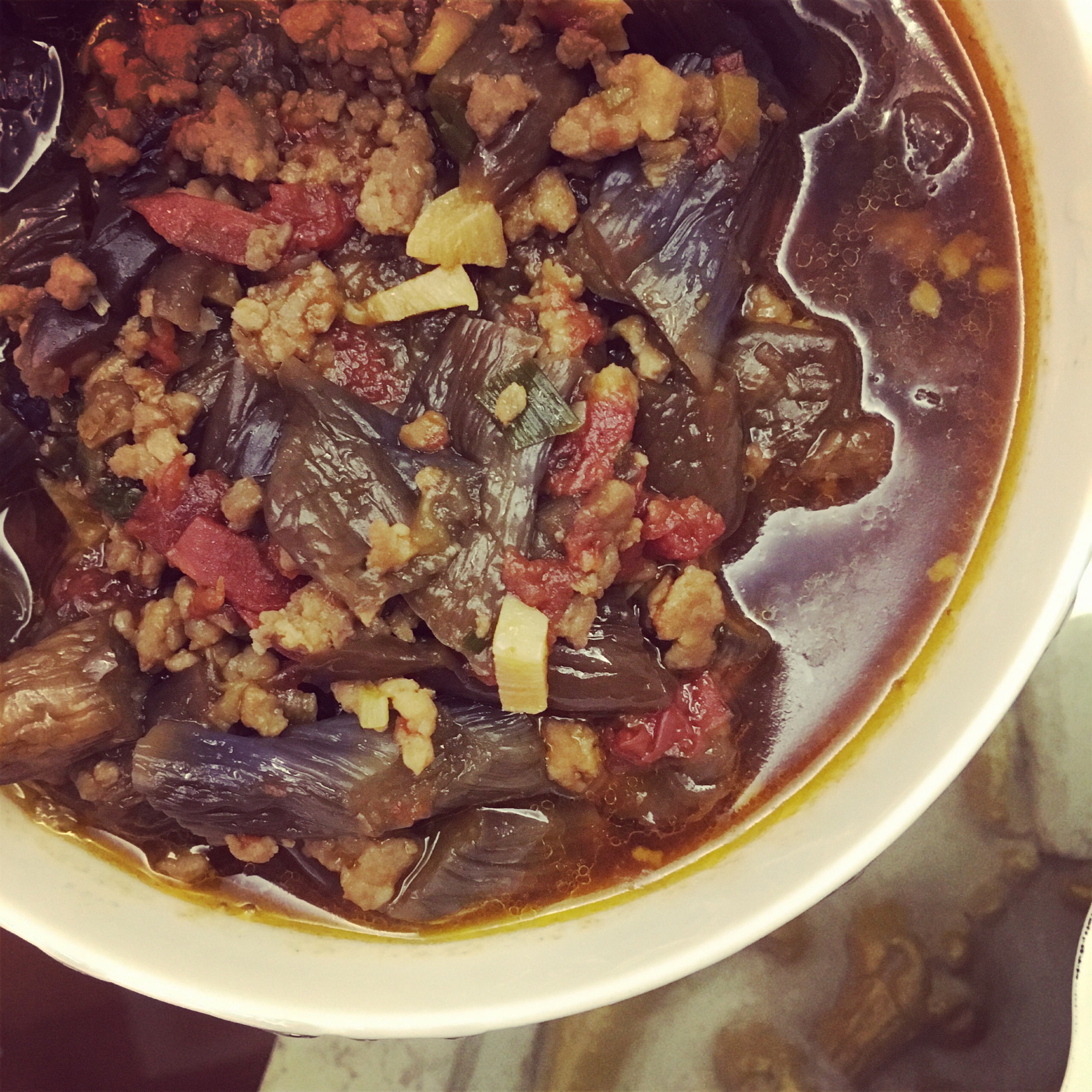 茄子！茄子！！红烧肉末茄子