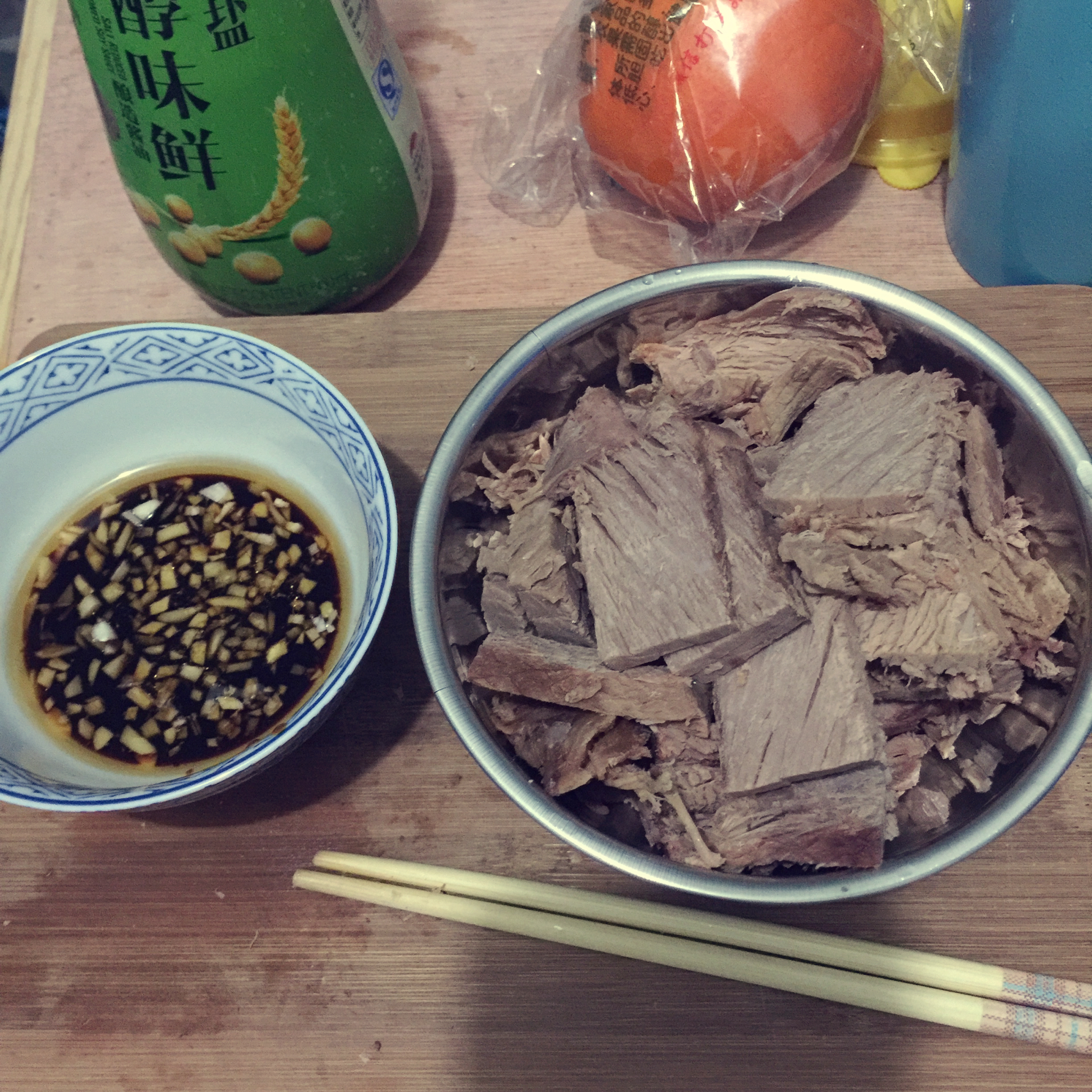 白切牛肉