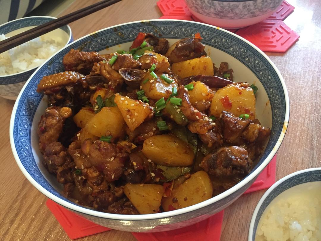 一个新疆人的大盘鸡