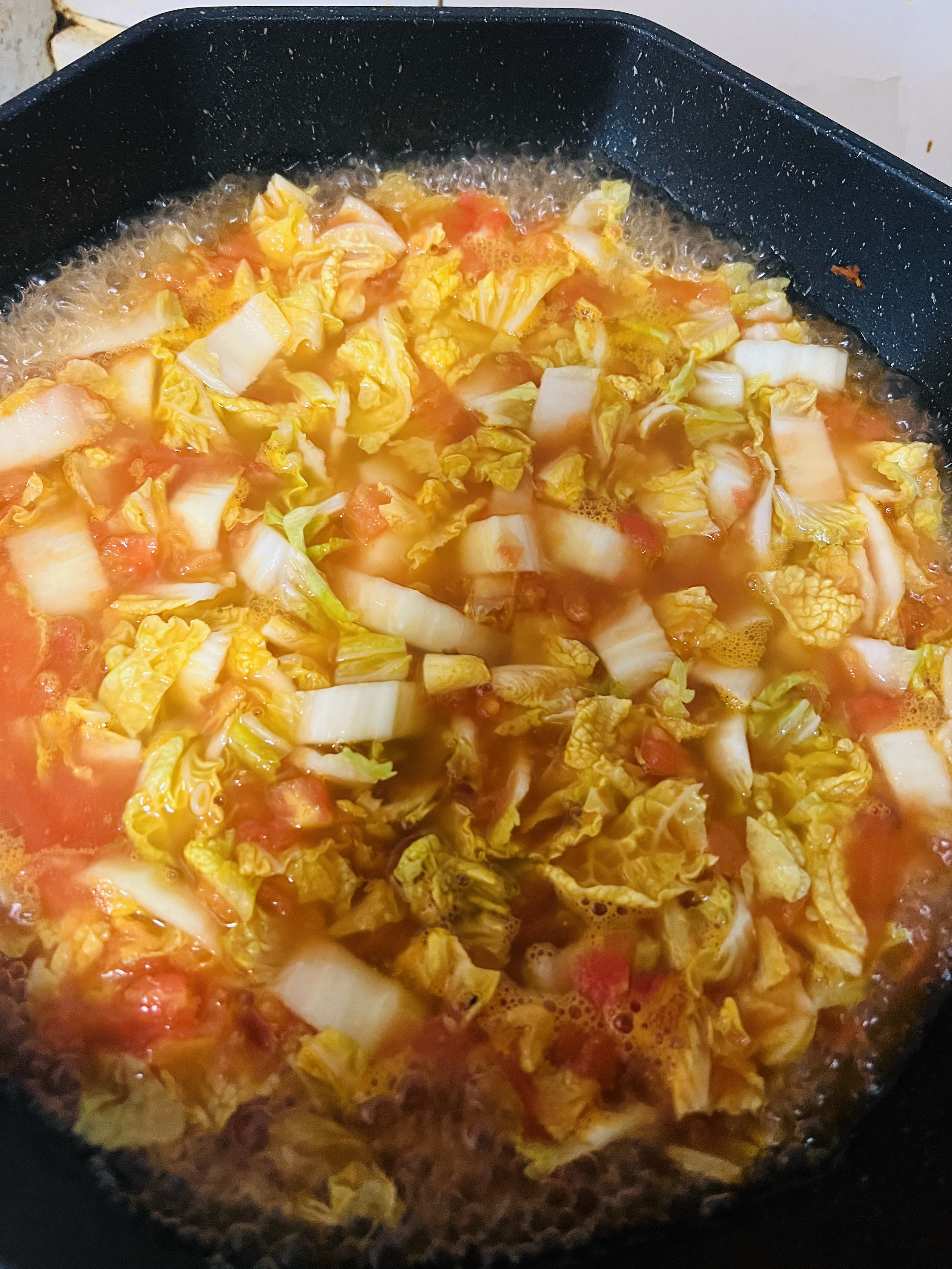 西红柿白菜减脂汤