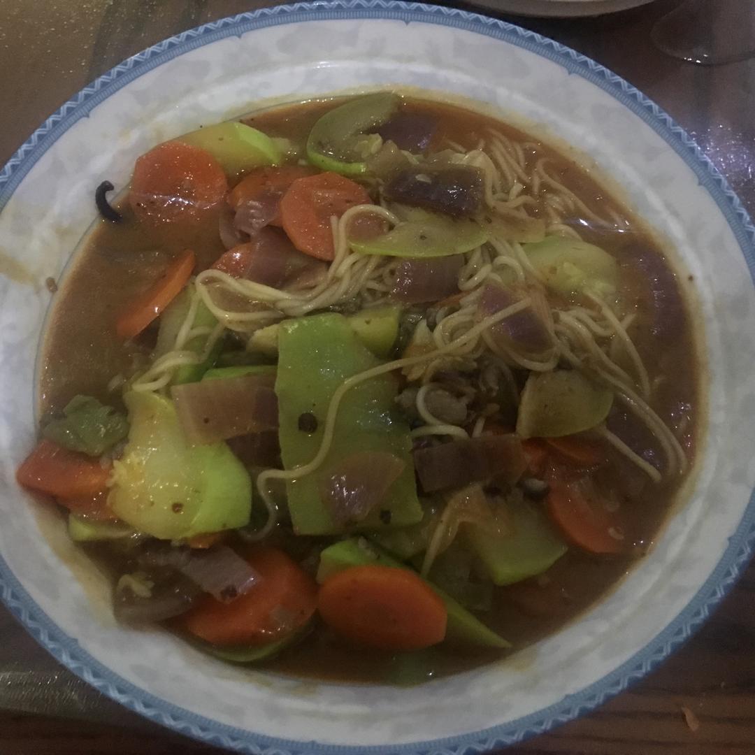火锅底料煮面
