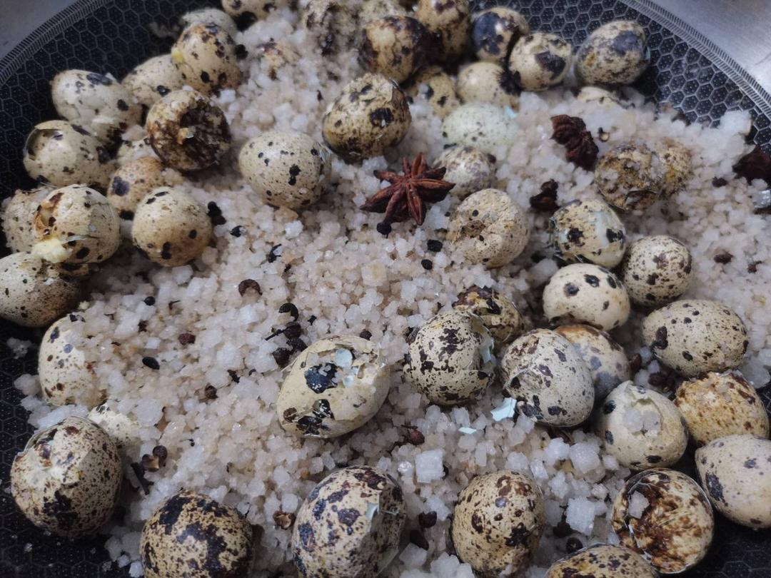 盐焗鹌鹑蛋（简单入味）