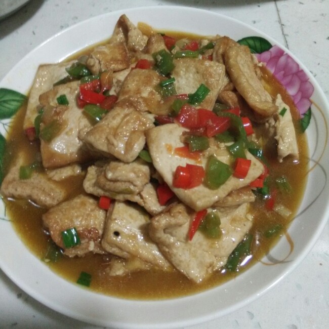 家常豆腐(彩椒版)