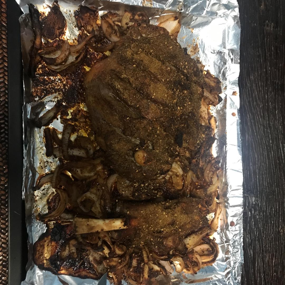 烤羊腿