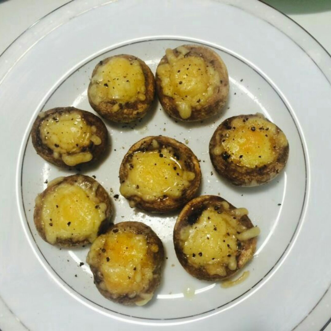 肉末乳酪焗香菇
