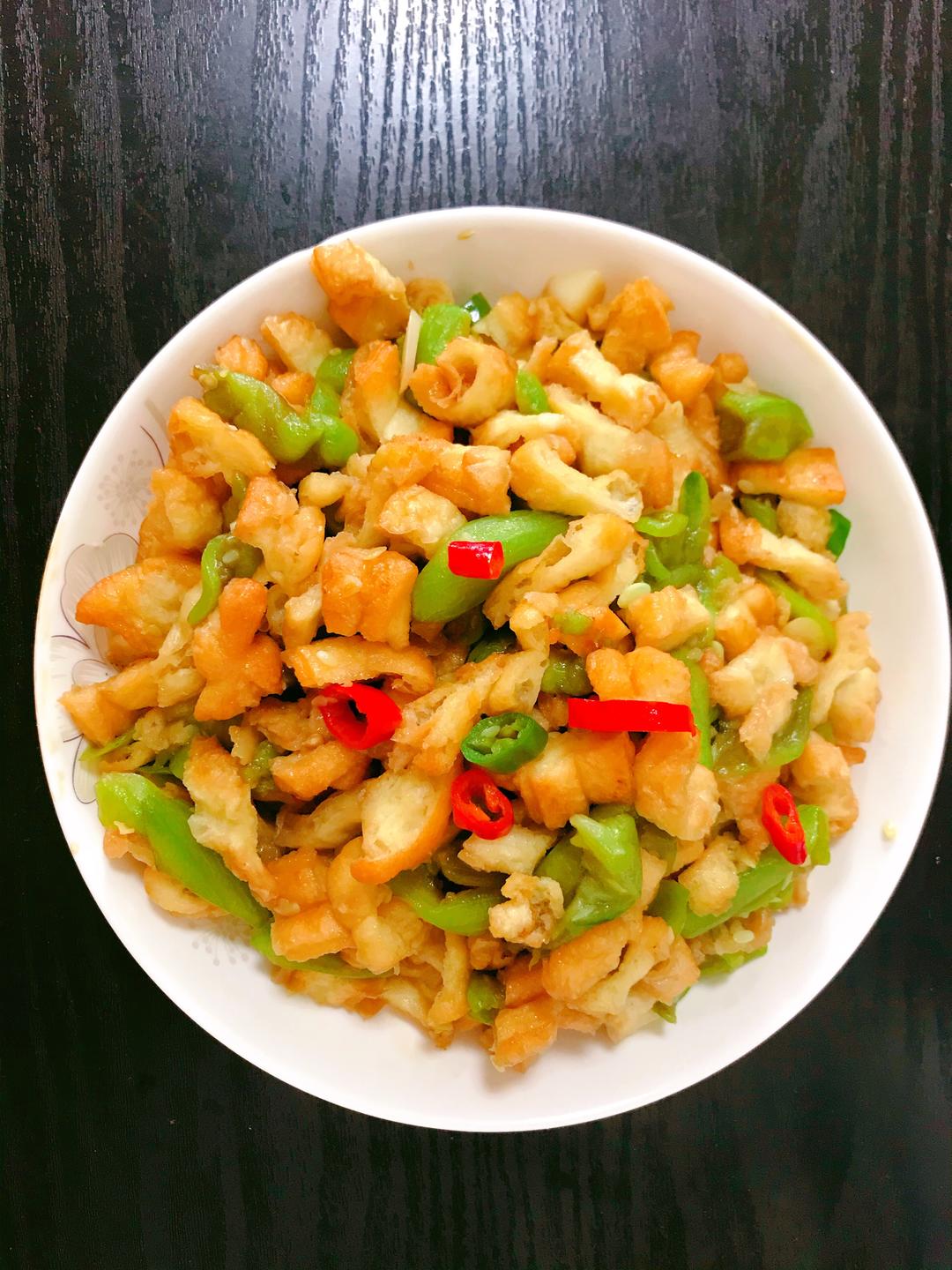 超奈斯的丝瓜炒油条