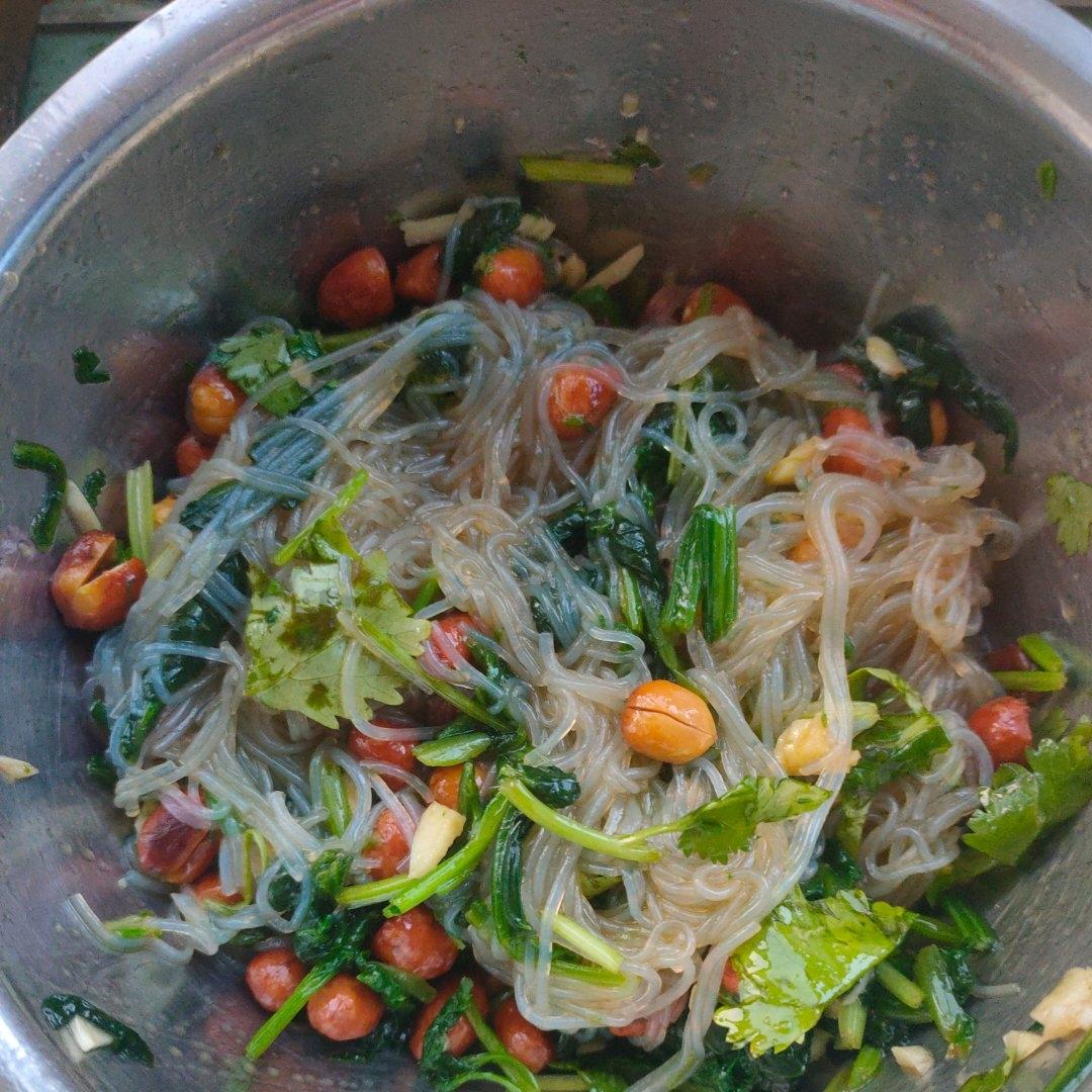 万能凉拌菜料汁（凉拌菠菜粉丝）