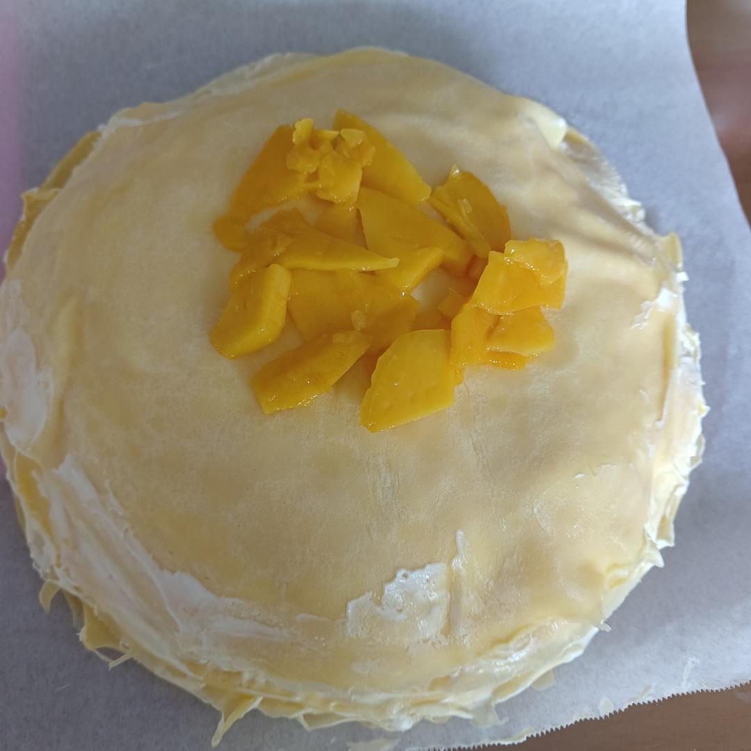 芒果千层蛋糕，100%成功告别煎皮无能