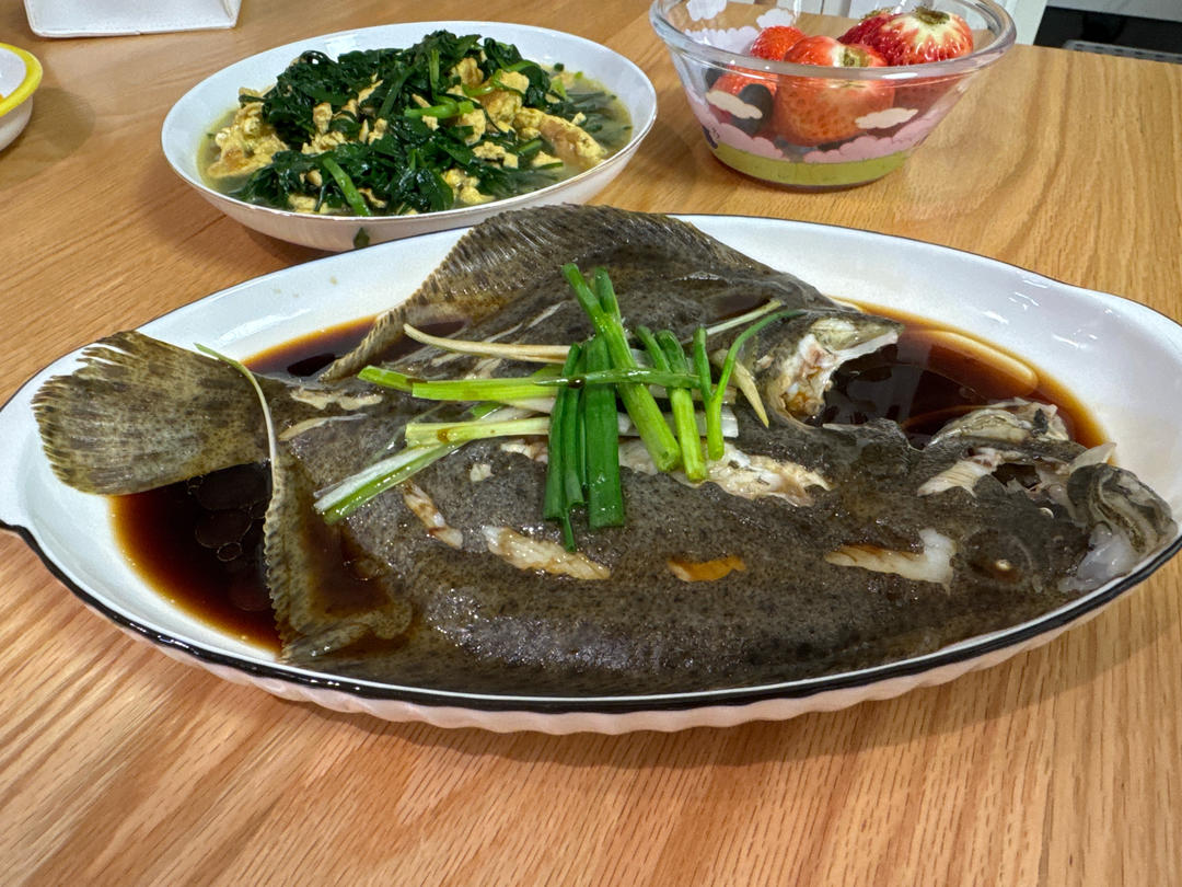 清蒸多宝鱼