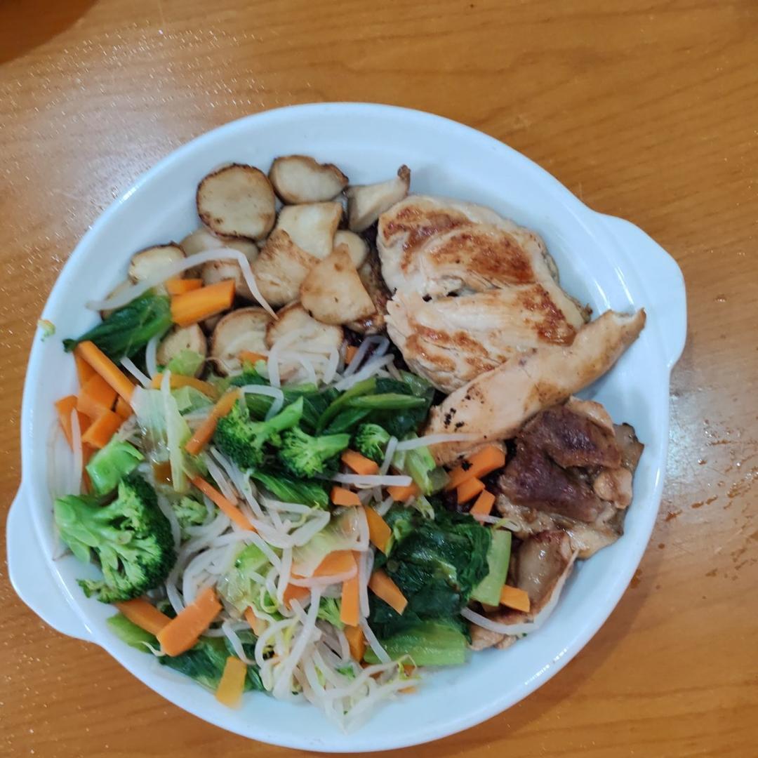 低脂轻食健康餐 ｜ 鸡胸肉波奇饭