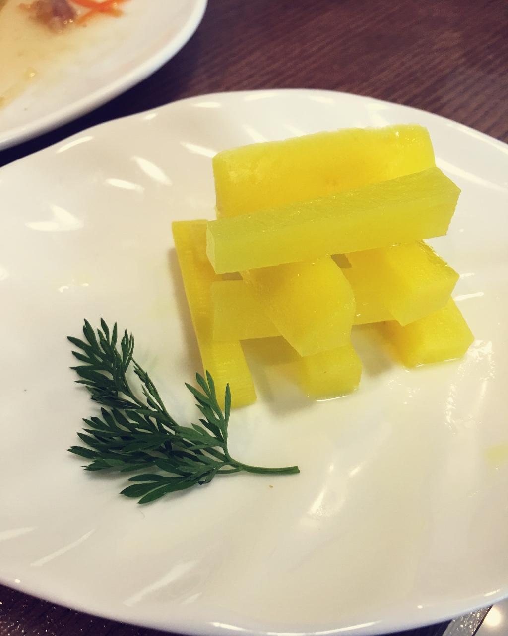 大富贵宝宝做的寿司萝卜 日本腌萝卜【渍菜 日本大根】