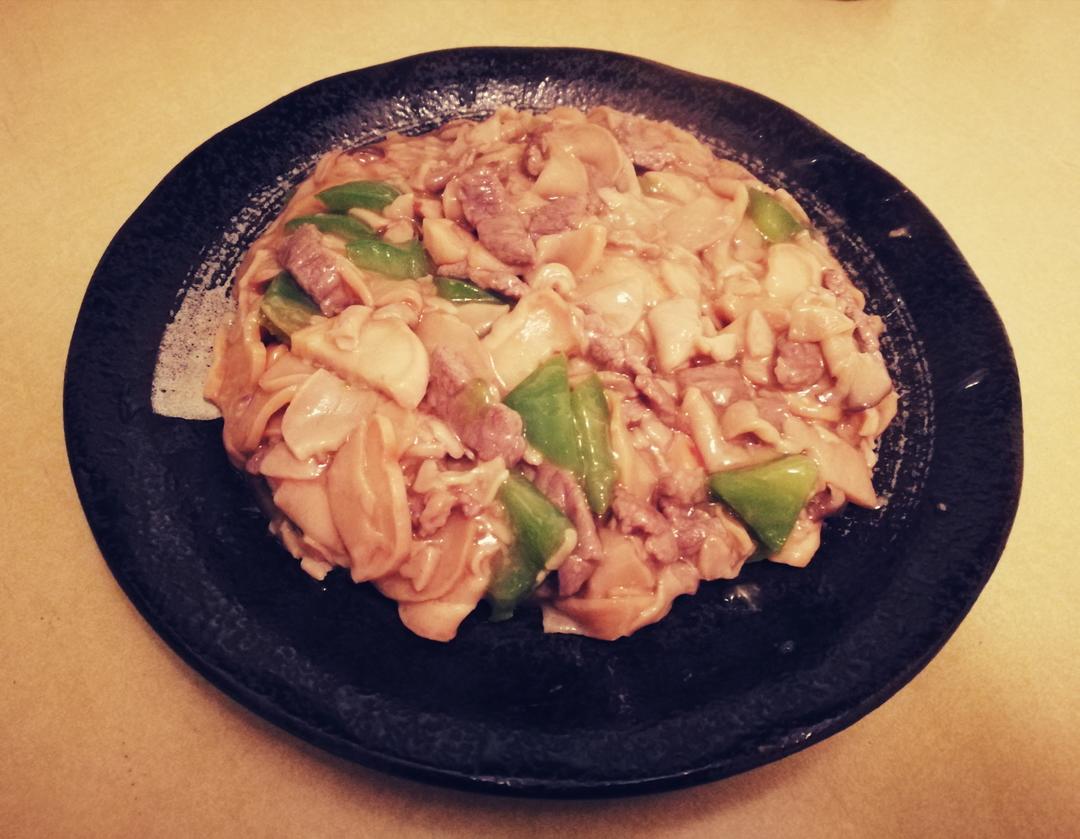 杏鲍菇炒肉片