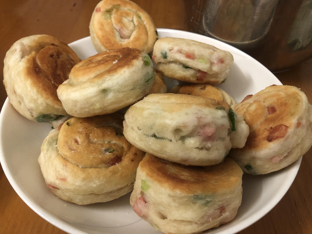 葱花火腿饼