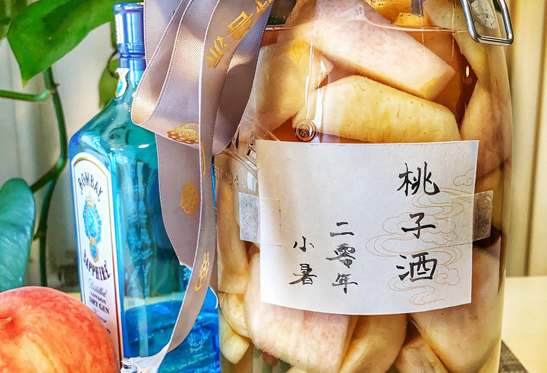 留住桃子的味道，自制桃子酒