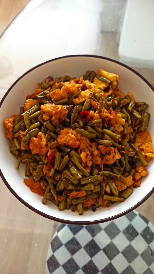 佐粥神器   酸豇豆炒鸡蛋