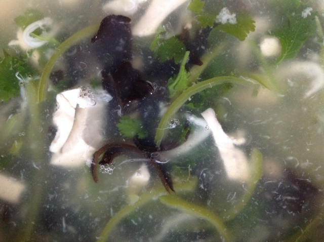 荠菜豆腐银鱼羹