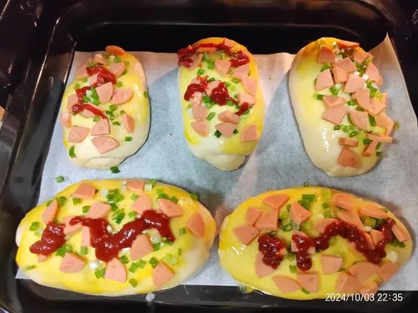 香葱火腿肉松面包
