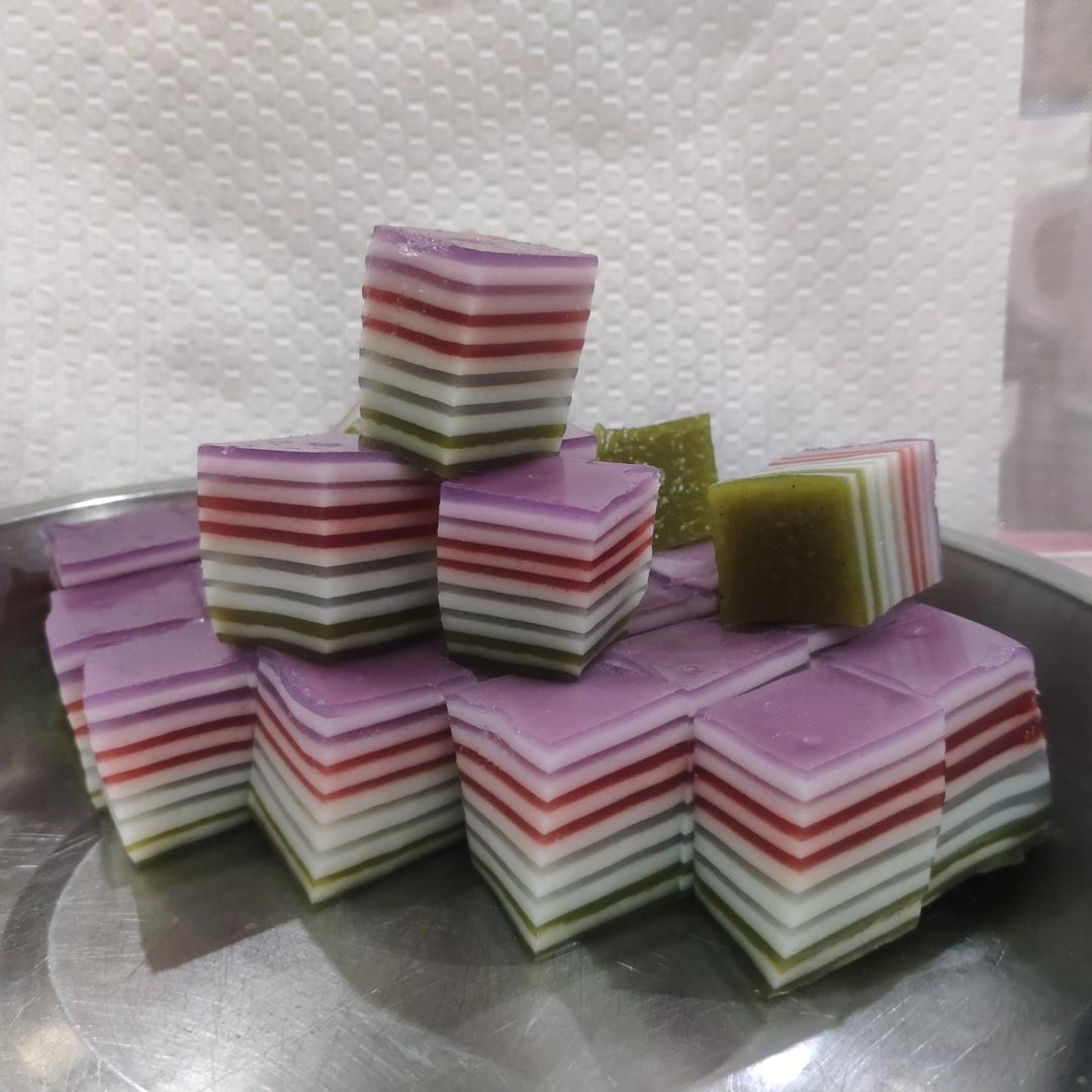 彩虹🌈千层马蹄糕