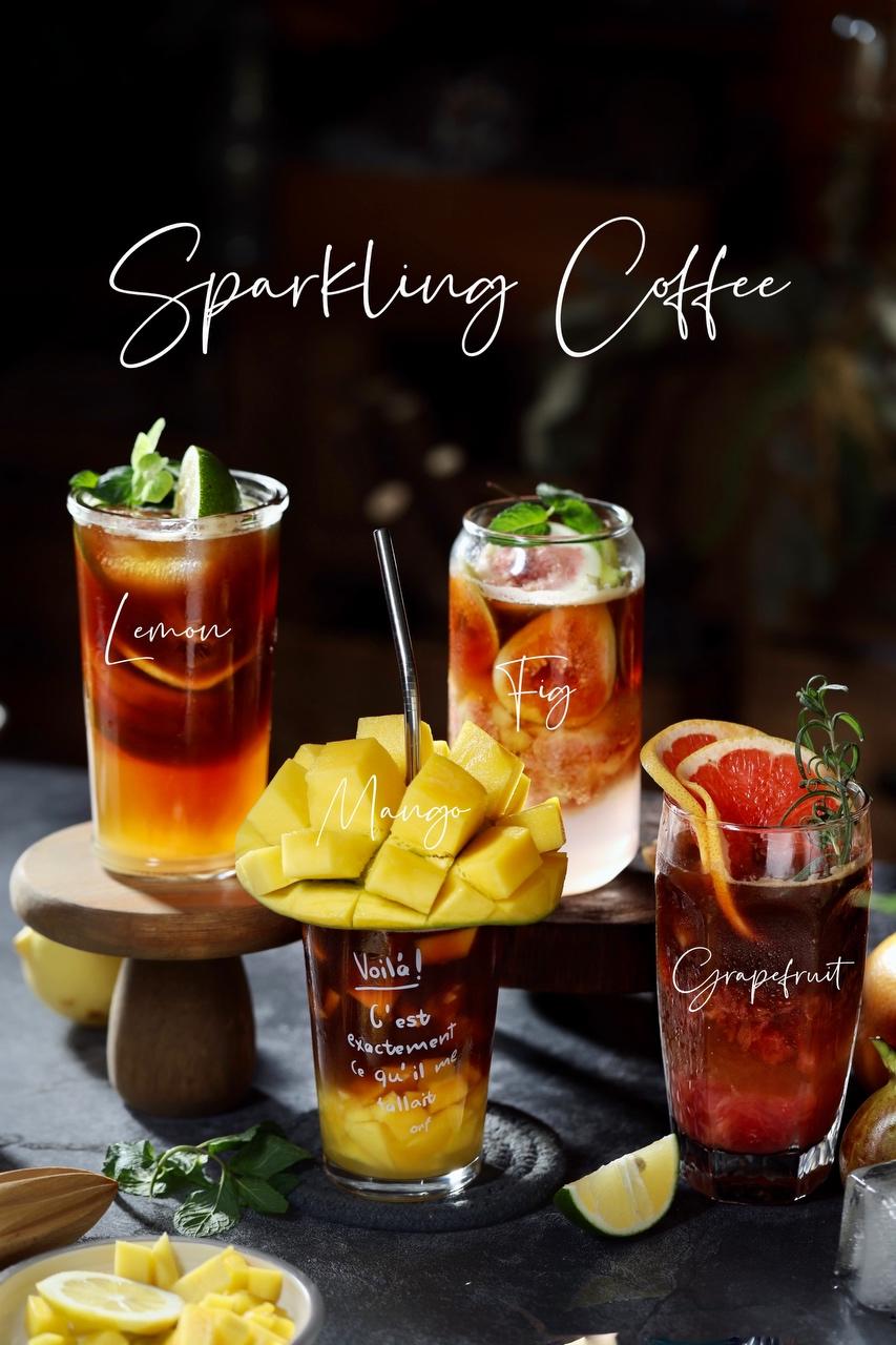 水果气泡咖啡的做法