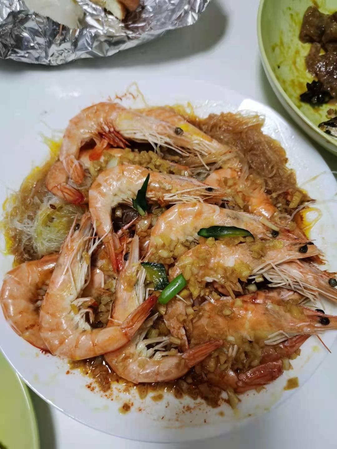 蒜蓉粉丝开背虾